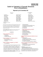 guide for evaluation of concrete structures prior to rehabilitation