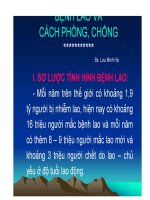 BỆNH LAO VÀ CÁCH PHÒNG CHỐNG