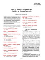 guide for design of foundations and shoulders for concrete pavements