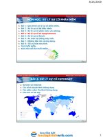 slike môn học sự cô phần mềm bài 4 xử lý sự cố sử dụng internet