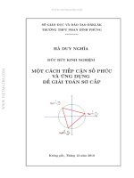 so phuc va ung dung giai toan