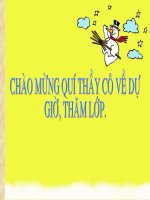 Tiet 12: Phong mot so benh do thieu chat dinh duong