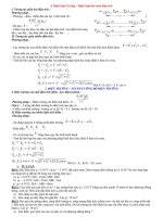 BÀI TẬP VỀ ĐỊNH LUẬT CU LÔNG