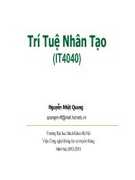 slike bài giảng trí tuệ nhân tạo - nguyễn nhật quang chương 1 giới thiệu môn học trí tuê nhân tạo