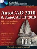 AutoCAD 2010  AutoCAD LT 2010 bible_Prentice Hall