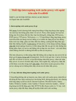 thiết lập intercepting web cache proxy với squid trên nền freebsd