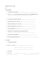 Đề KT 1 tiết - khối 6