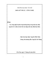 Các công nghệ lò phản ứng thường dùng trong nhà máy điện nguyên tử và độ an toàn khi xây dựng nhà máy điện hạt nhân