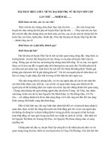 Baif phát biểu chào mừng ĐH phụ nữ huyện SC