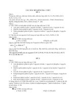 các mẫu đề kiểm tra 1 tiết chương 1