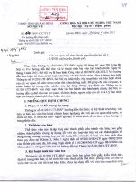 Sở Nội Vụ hướng dẫn thông tư 01/2011/BNV về kỹ thuật trình bày văn bản