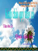 Tập đọc : Quà của bố