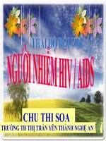 Bài 17: THÁI ĐỘ ĐỐI VỚI...HIV/AIDS