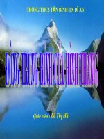 ĐƯỜNG TRUNG BÌNH CỦA HÌNH THANG