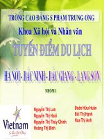 Hà Nội - Bắc Ninh - Bắc Giang - Lạng Sơn