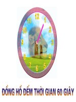 dong ho dem giay