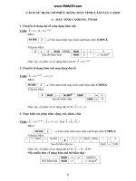 MTBT SỐ PHỨC KHỐI 12