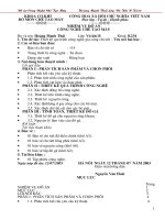 thiết kế qui trình công nghệ gia công chi tiết trụ nối hai bậc