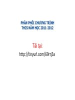 Phân phối chương trình mới nhất