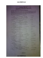 Đề thi Cao học Tiếng Anh 2010