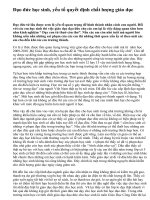 Đạo đức học sinh, yếu tố quyết định chất lượng giáo dục