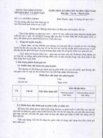 Số: 2916/SGDĐT-GDMN kèm theo CV số 323/PGDĐT - GDMN ngày 03/10/2011 của Phòng GD&ĐT