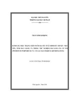ĐÁNH GIÁ THỰC TRẠNG CHĂN NUÔI GIA SÚC Ở XÃ MINH ĐỨC HUYỆN  VIỆT YÊN, TỈNH BẮC GIANG VÀ TRỒNG THỬ NGHIỆM HAI LOÀI CỎ: CỎ VOI (PENISETUM PURPUREUM) VÀ CỎ LAU (SACCHARUM ARUNDINACEUM)