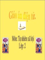 Bài giảng TNXH lớp 2 Bài 6: Tiêu hóa thức ăn