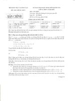 Đề thi hsg của tỉnh Nghệ An