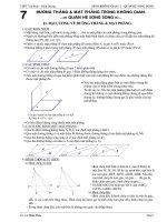 HÌNH HỌC 11 CHƯƠNG QUAN HỆ SONG SONG