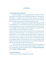 Đẩy mạnh tiêu thụ hàng hoá của công ty TNHH huy phong