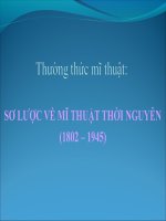 Bài 1. Sơ lược Mĩ thuật thời Nguyễn