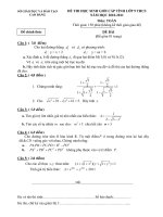 Đề thi HSG lớp 9 môn Toán năm học 2010-2011