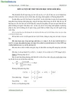 các chuyên đề luyện thi đại học