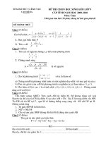 Đề thi HSG lớp 9 môn Toán năm học 2009-2010