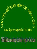 Tâp viết Tuần 4