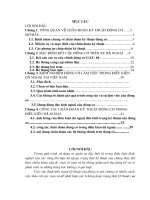 nghiên cứu nội dung khai thác và chẩn đoán tình trạng kỹ thuật của động cơ trong điều kiện dã ngoại