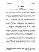 Tính toán thiết kế hệ thống xử lý nước thải công ty đường sản xuất đường và cồn từ mật rỉ