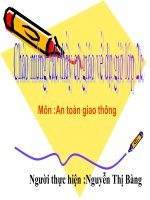 bai 6. ATGT:Ngồi an toàn trên xe đạp,xe máy