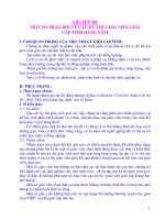 CHUYEN DE KINH NGHIEM THI GVG MON DIA LY