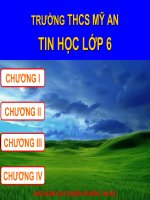 Giáo án điện tử Tin 6