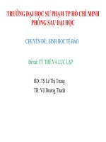 CẤU TRÚC TY THỂ VÀ LỤC LẠP