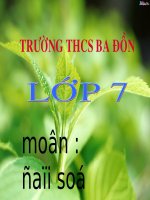Tiết 13 Luyện Tập