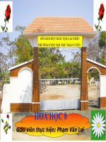 Tiết 13: Máu và môi trường trong cơ thể