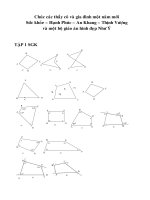 Bộ các hình vẽ Toán 8 (Hot)