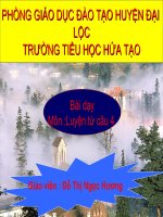 Mở rộng vốn từ: Ước mơ