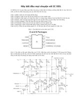 UNG DUNG NE555 MẠCH ĐIỆN THƯỜNG DÙNG
