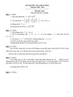 Đề thi  vào lớp 10 một số tỉnh