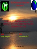 Ung dung khkt trong san xuat nong nghiep