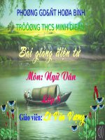 Bài giảng Ngữ Văn- Lê Thị Nga Trương THCS Chu Văn Thịnh